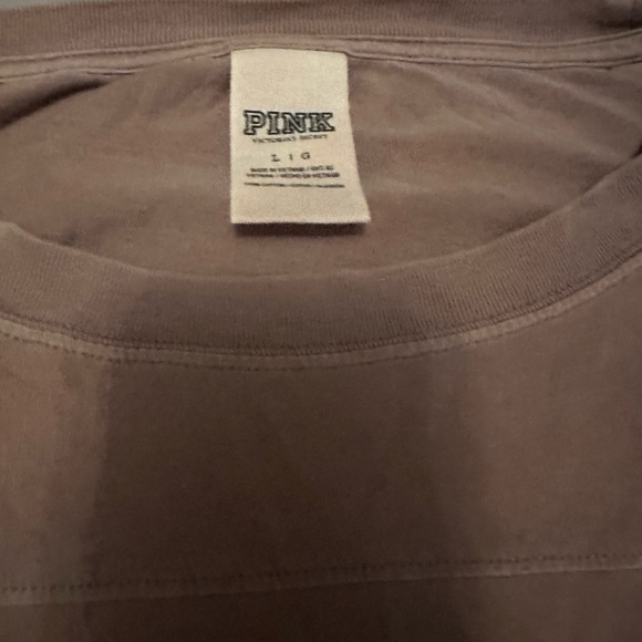 VS Pink Long Sleeve Campus T-Shirt - Picture 2 of 7